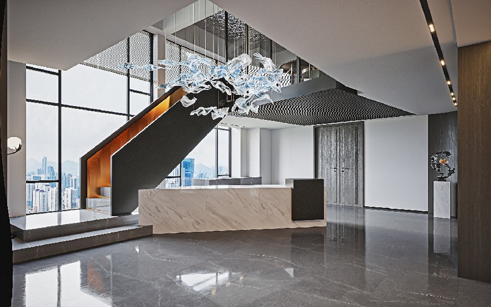 智能科技公司上海普陀區辦公室裝修工程